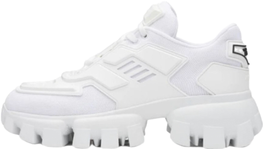 Sneakers Prada cloudbust blanche facture Ringo shopping