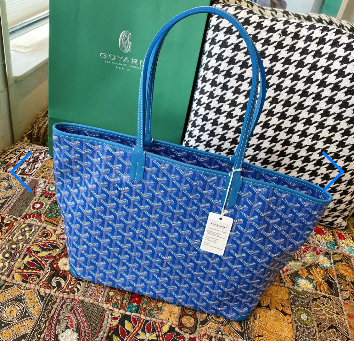 Sac Goyard Artois blue PM facture Ringo shopping