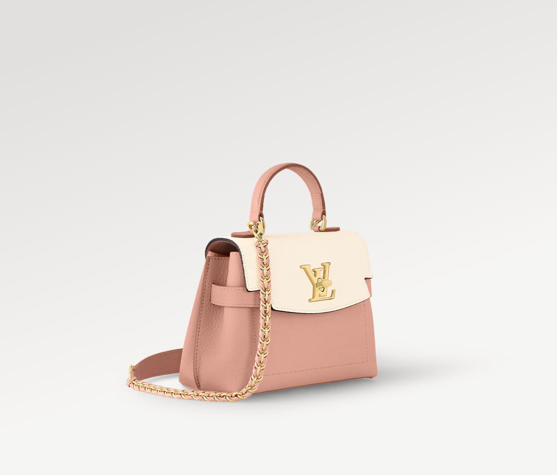 Louis Vuitton Rose Trianon / Quartz Lock Me Ever Mini Bag at the